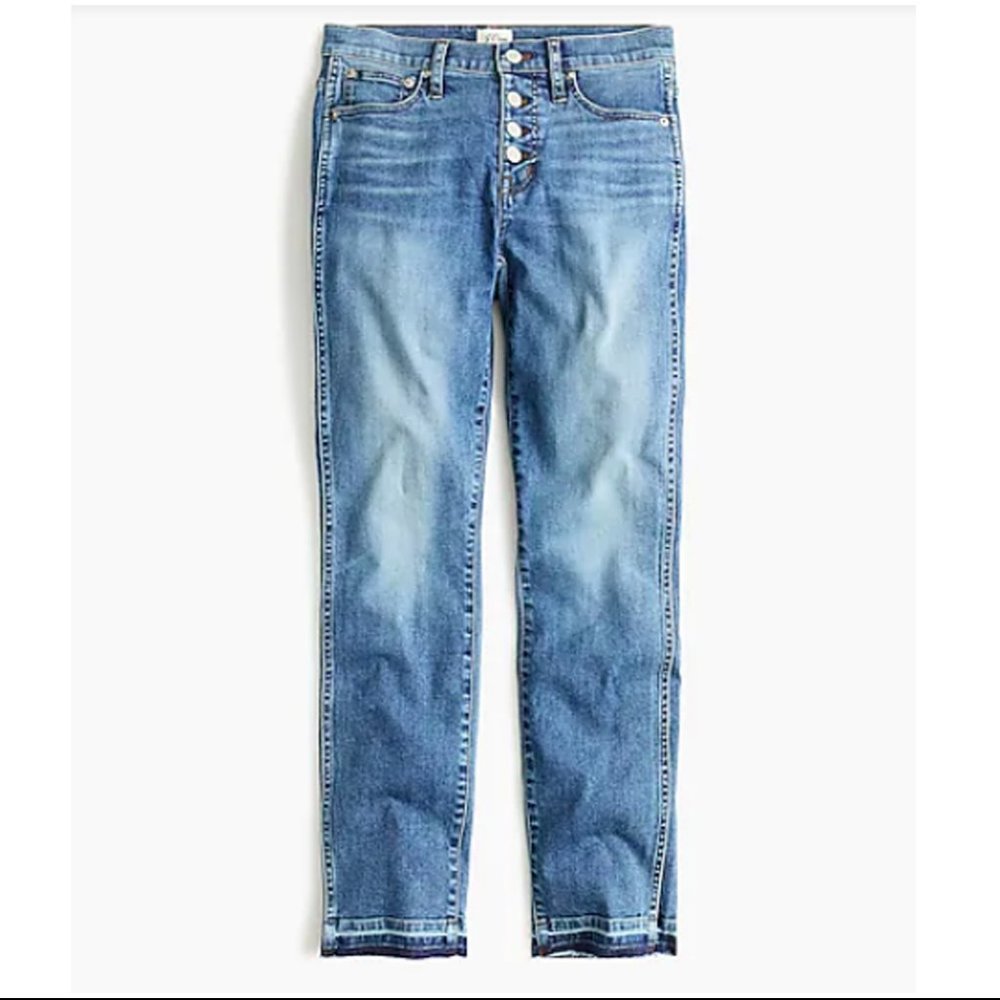 J Crew Vintage Straight Eco Jean in Sparkling Sea Wash Size 27P